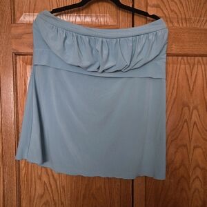 Light Blue Plus Size Tube Top